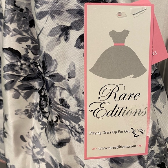 Rare Editions Toddler Girls Fancy Floral Bow Dress NWT Size 2T - Picture 5 of 6